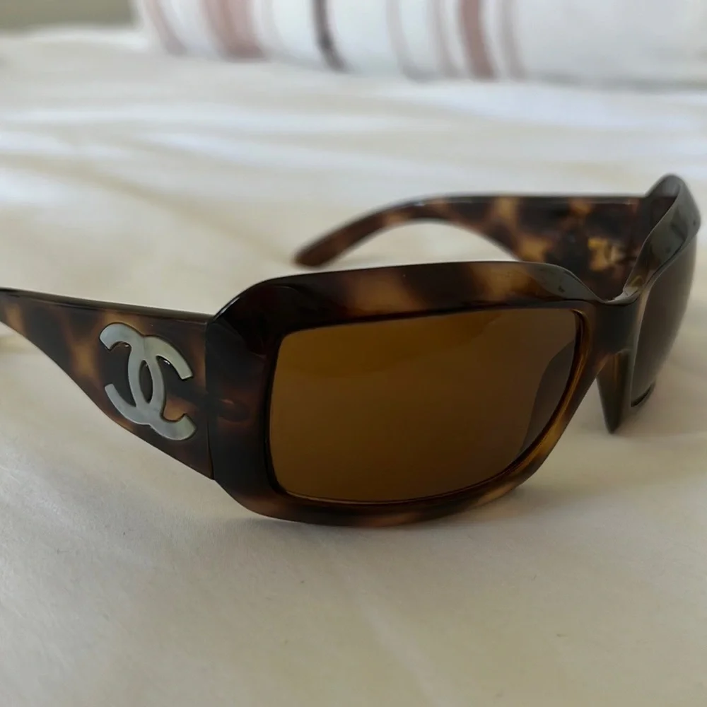 CHANEL | Accessories | Chanel Mother Of Pearl Sunglasses  display picture 1